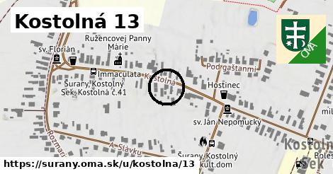 Kostolná 13, Šurany