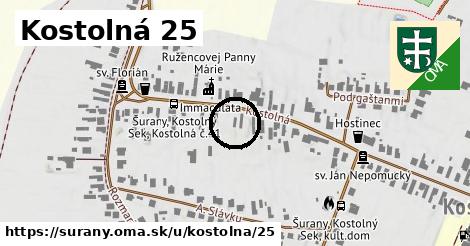 Kostolná 25, Šurany