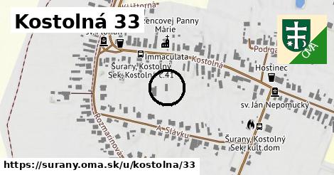 Kostolná 33, Šurany