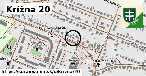 Krížna 20, Šurany