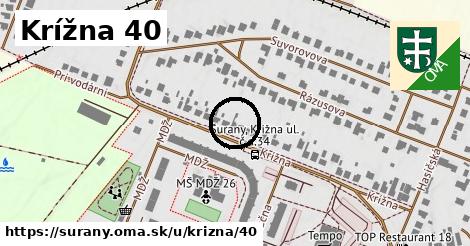 Krížna 40, Šurany