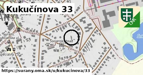 Kukučínova 33, Šurany