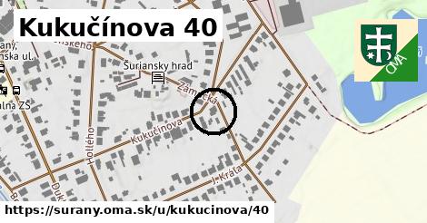 Kukučínova 40, Šurany