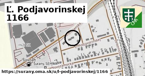 Ľ. Podjavorinskej 1166, Šurany