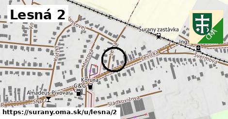 Lesná 2, Šurany