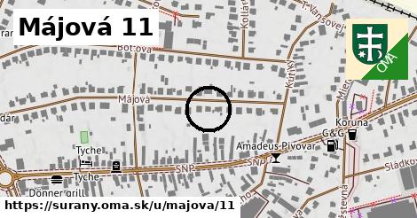 Májová 11, Šurany