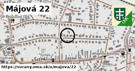 Májová 22, Šurany