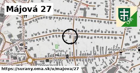 Májová 27, Šurany