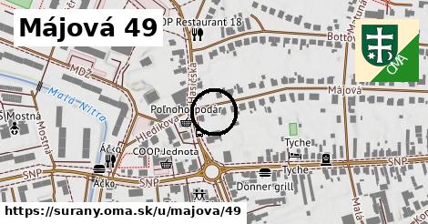 Májová 49, Šurany