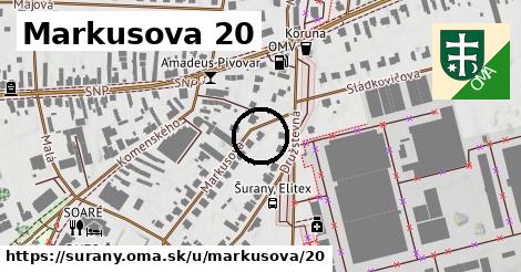 Markusova 20, Šurany