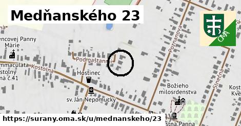 Medňanského 23, Šurany