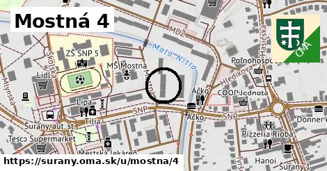 Mostná 4, Šurany