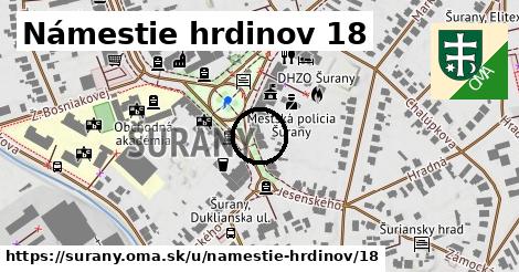 Námestie hrdinov 18, Šurany