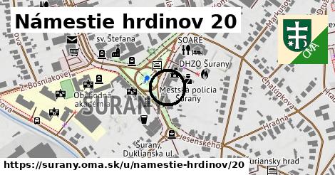 Námestie hrdinov 20, Šurany