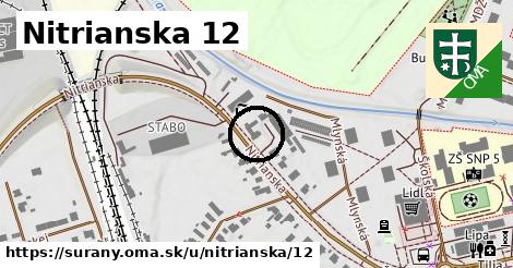 Nitrianska 12, Šurany