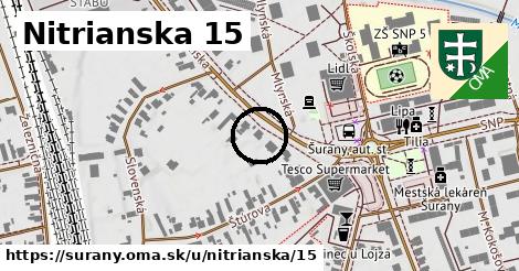 Nitrianska 15, Šurany