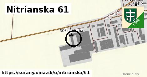 Nitrianska 61, Šurany