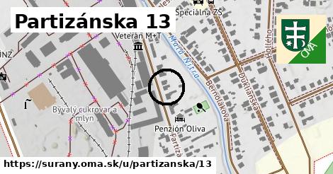 Partizánska 13, Šurany