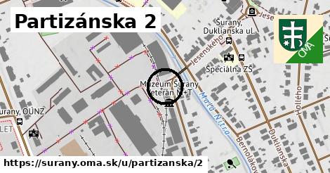 Partizánska 2, Šurany