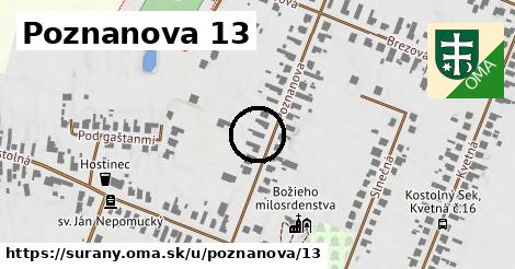 Poznanova 13, Šurany