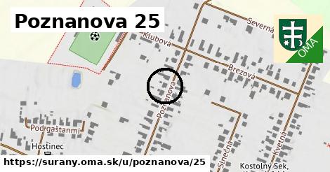Poznanova 25, Šurany