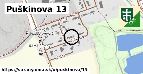 Puškinova 13, Šurany