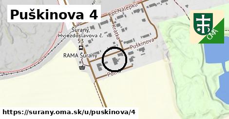 Puškinova 4, Šurany