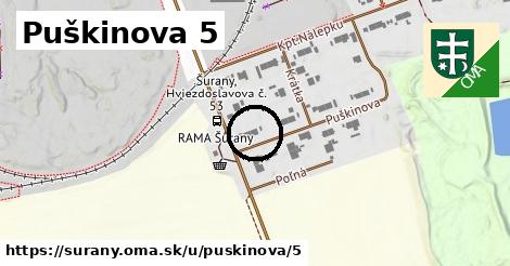 Puškinova 5, Šurany