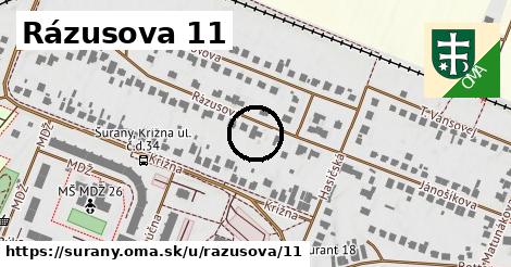 Rázusova 11, Šurany