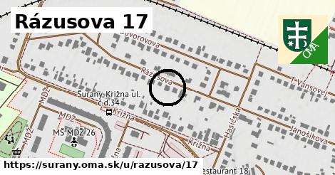 Rázusova 17, Šurany