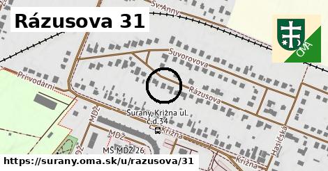 Rázusova 31, Šurany