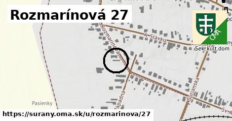 Rozmarínová 27, Šurany