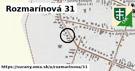 Rozmarínová 31, Šurany