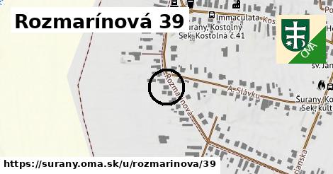 Rozmarínová 39, Šurany