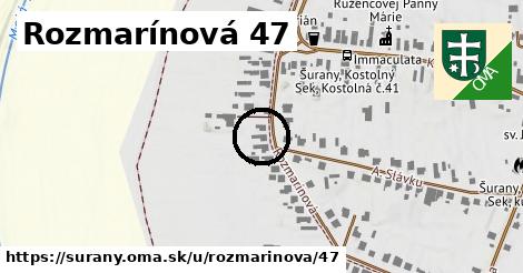 Rozmarínová 47, Šurany