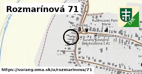 Rozmarínová 71, Šurany