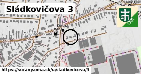 Sládkovičova 3, Šurany