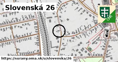 Slovenská 26, Šurany