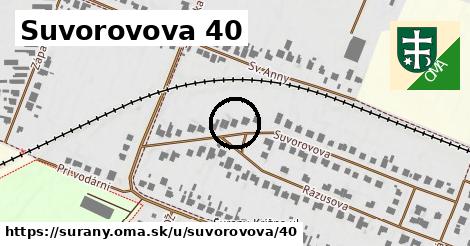 Suvorovova 40, Šurany