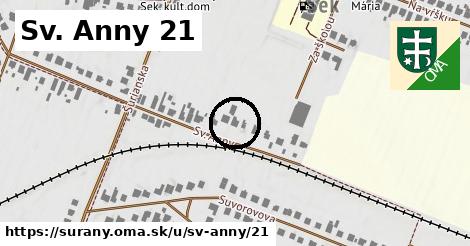 Sv. Anny 21, Šurany