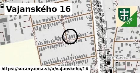 Vajanského 16, Šurany