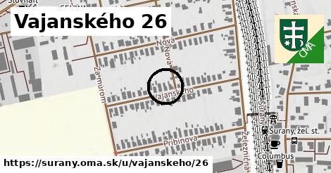 Vajanského 26, Šurany