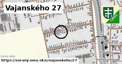 Vajanského 27, Šurany