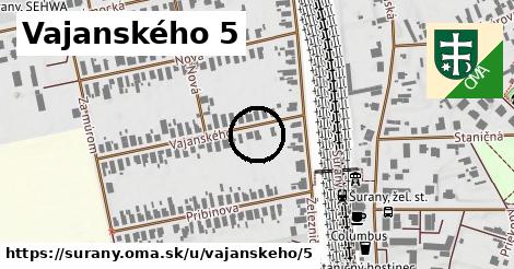 Vajanského 5, Šurany