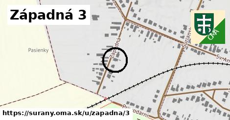 Západná 3, Šurany