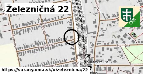 Železničná 22, Šurany