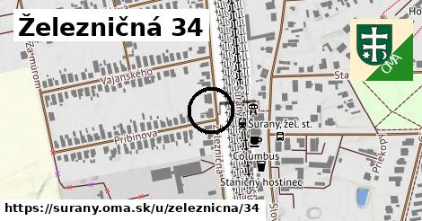 Železničná 34, Šurany