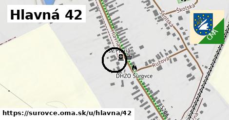 Hlavná 42, Šúrovce