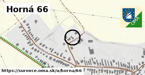 Horná 66, Šúrovce