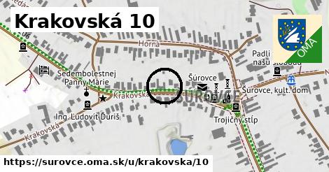 Krakovská 10, Šúrovce